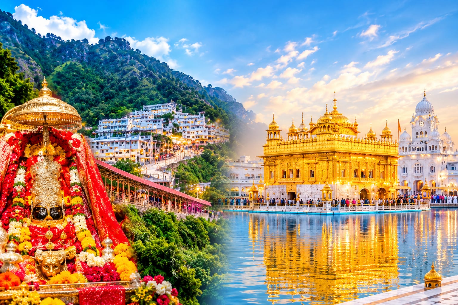 Katra - Amritsar - Dalhousie - Dharamshala - Manali Tour By Car